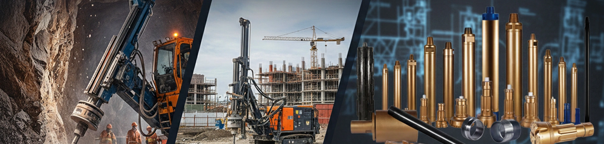 Applications de Forage de Roche pour Mines & BTP