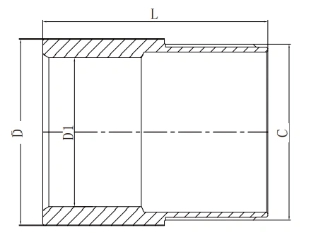 Sabots de tubage filetés