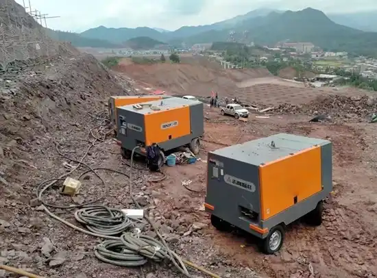 Compresseur d’Air à Vis Électrique Portable